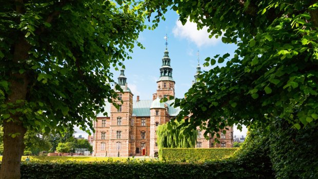 Copenhagen, Denmark, The Rosenborg castle.