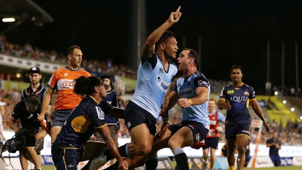 Israel Folau will shift to outside centre to give teh Brumbies headaches on Saturday night.