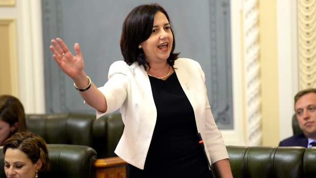 Queensland premier Annastacia Palaszczuk.