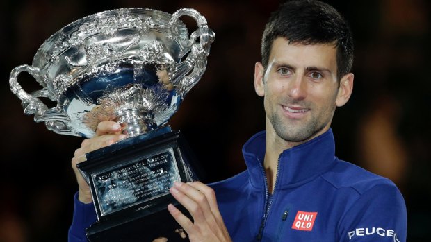 Looking to defend his Australian Open title: Novak Djokovic.