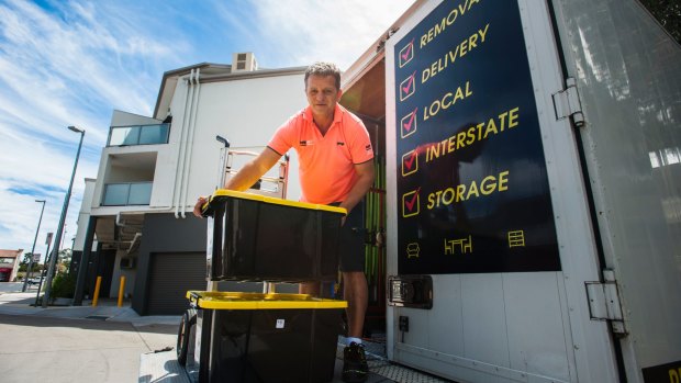 Tom Janioski of Rem ACT uses Airtasker to pick up transport work for people to supplement his removalist business. 