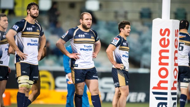 Tomas Cubelli, right is one of several players leaving the Brumbies.