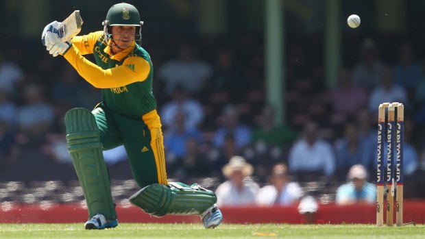 Quinton de Kock's strokeplay was of the highest order against Australia during the fourth ODI at the SCG.