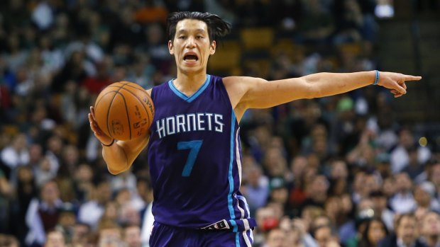 Playmaker: Charlotte Hornets guard Jeremy Lin directs teammates.