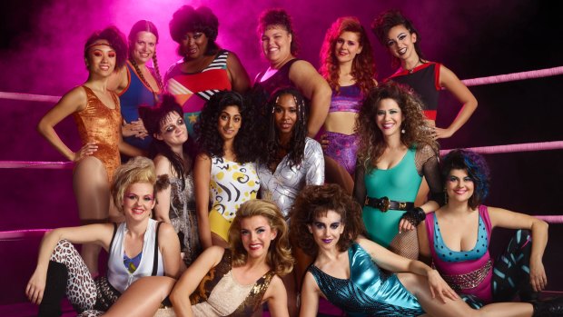 Glow was inspired by a real-life women's wrestling TV series from the late 1980s.