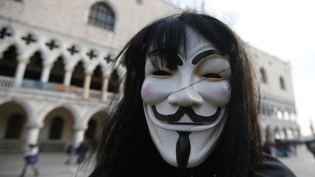 Several websites were defaced with Anonymous ideology.
