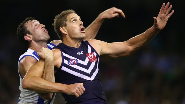 The Dockers ruck division is in serious trouble after Aaron Sandilands and Jonathan Griffen retire.