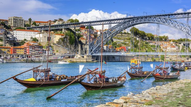 The Dom Luis I Bridge over the Douro is a Porto landmark.