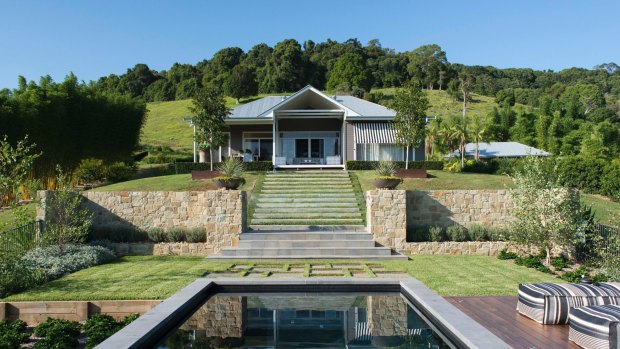 A green look to the pool helps it ease into garden, as in this design by Secret Gardens.