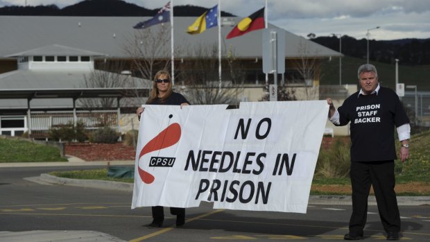 The formation of a working party including union representatives broke an impasse over a prison needle-exchange program.