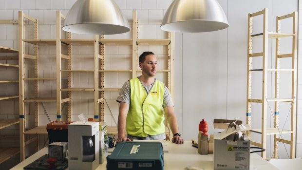 Ben Rautio, IKEA staff member.