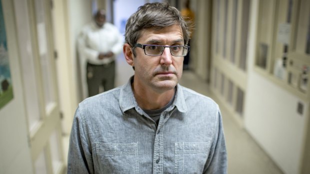Louis Theroux needed to loosen up a bit more for his stage show. 