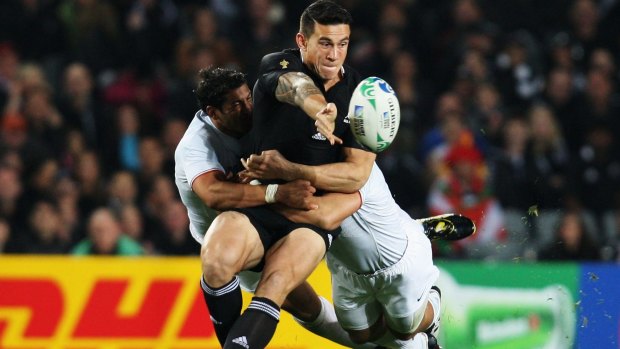Learning curve: Sonny Bill Williams in action during the 2011 tournament.