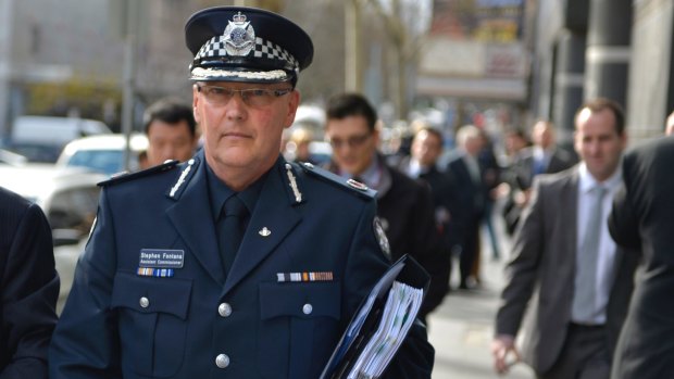 Victoria Police chief Steve Fontana.