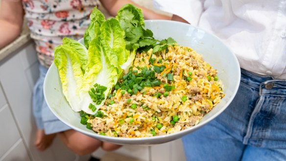 Lucy Tweed's budget-friendly fried rice meets sang choy bao.