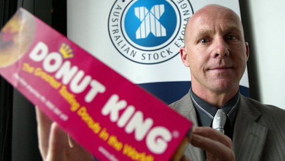 Former chief executive Tony Alford at the time of the company's listing on the ASX.