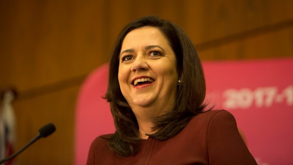 Premier Annastacia Palaszczuk is continuing the budget sell, after it was handed down on Tuesday.
