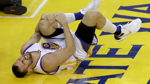 Sickener: Bogut's NBA finals series is over - and his Rio dream is in serious jeopardy.