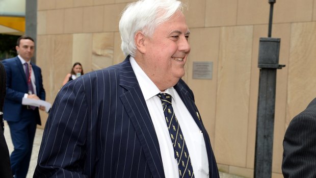 Clive Palmer has faced an examination over failed business QNI.