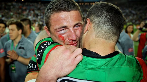 Emotional homecoming? Sam Burgess is tipped to return to the NRL, with South Sydney in the driving seat.