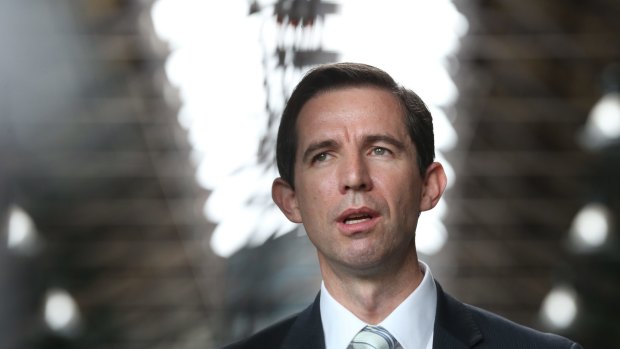 Education Minister Simon Birmingham says VET-FEE HELP will go down in history as one of the great policy failures.