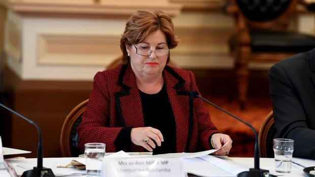 Member for Bundamba Jo-Ann Miller questioned the Queensland Deputy Premier Jackie Trad at the Infrastructure, Planning and Natural Resources Committee Estimates on Wednesday.