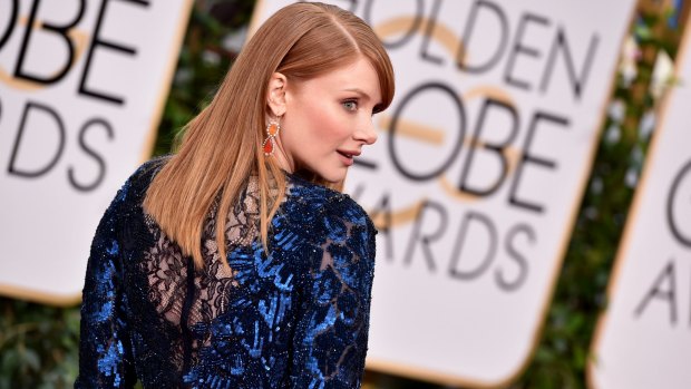 The most impressive of them all:  Actress Bryce Dallas Howard at the 73rd Annual Golden Globe Awards.