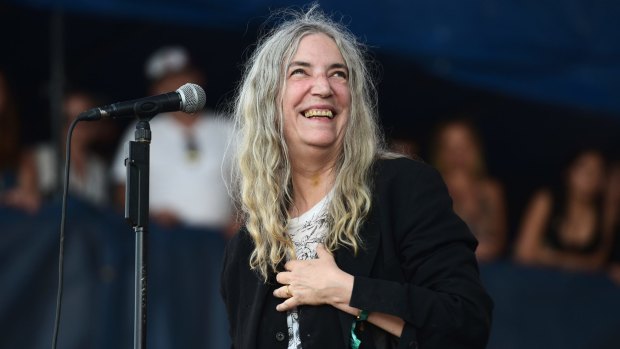 Morrissey said meeting Patti Smith, pictured here in 2016, didn't live up to his expectations.