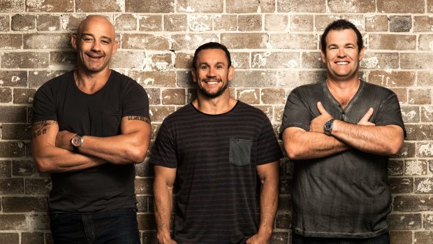 Triple M's Grill Team of Mark Geyer, Matthew Johns and Gus Worland enjoyed a 2 per cent pick up in audience market share.