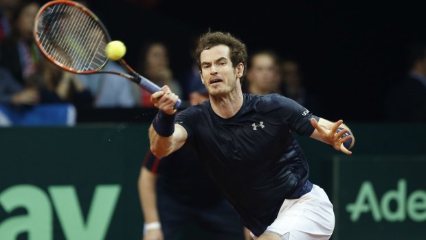 Murray was impressive against a dogged Goffin.