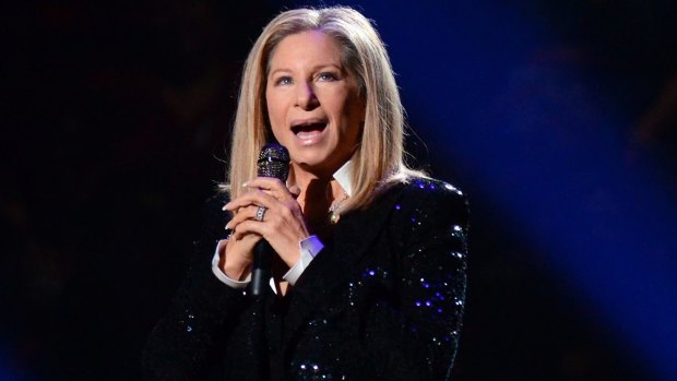 Barbra Streisand rocks the natural look.