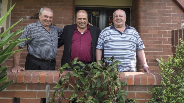 The Eid brothers, from right to left: Romanos, Tansa and Youssef.