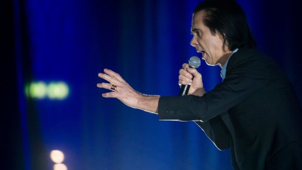 Nick Cave, who brought his band the Bad Seeds out to play and rocked it.
