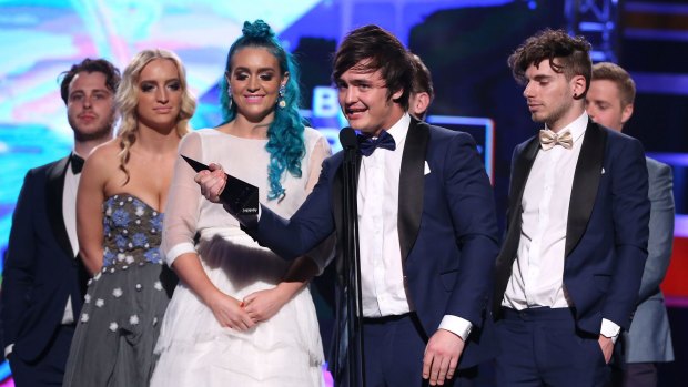 Sheppard won best group at the 2014 ARIAs. 