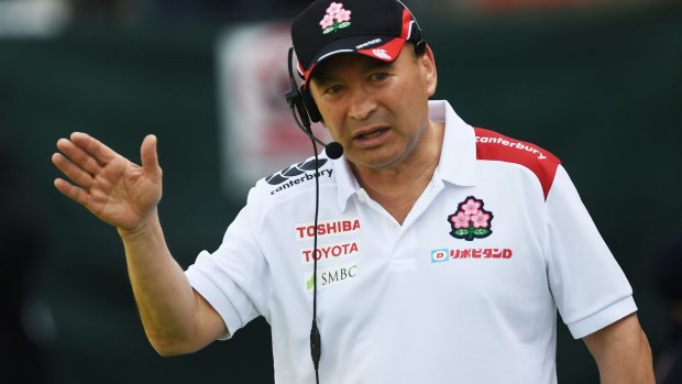 Poised: Eddie Jones is firming as the next England coach. 