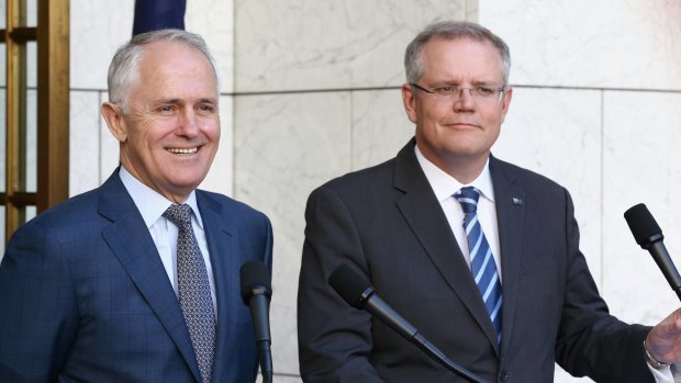 The office of Treasurer Scott Morrison, pictured with Prime Minister Malcolm Turnbull on Tuesday, are briefing the opposition on the changes.