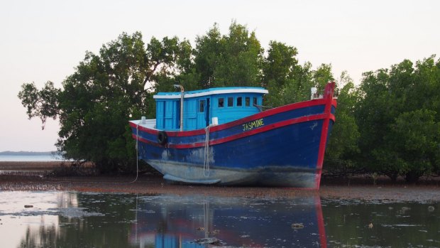 Jasmine, one of two boats which asylum seekers claim they were transferred onto by Australian Border Force after being intercepted. 