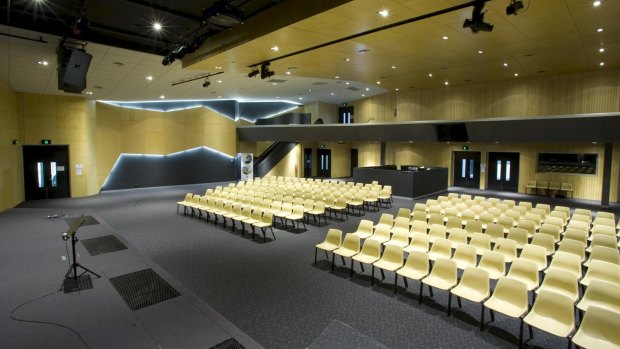 The 300-seat auditorium of the Church of Christ in CHC's Soho Village project at Alamanda Estate at Point Cook.