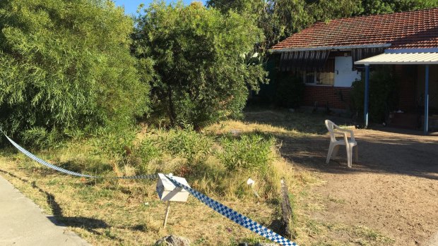 The Perth home has been cordoned off while police investigate.