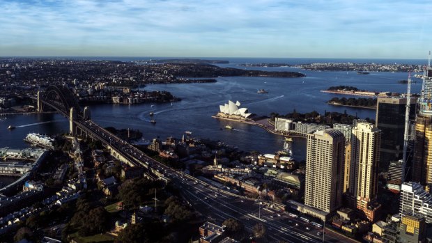 The 180-degree views tick off all the icons – Opera House, Harbour Bridge, and yes, even rival Centrepoint. 
