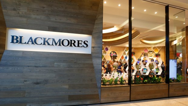 Blackmores shares sunk briefly below the $100 mark after the company confirmed a disappointing September quarter. 