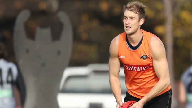 Ben Reid is a chance to return for Collingwood against Essendon on Saturday. 