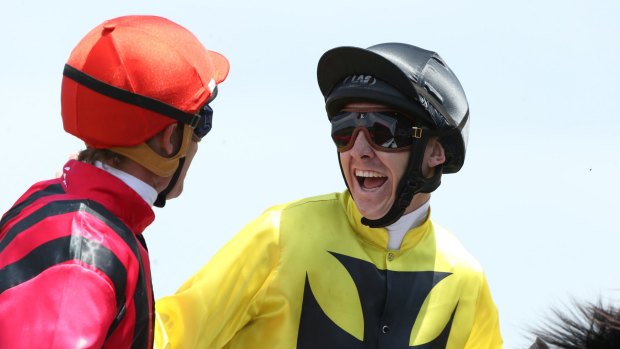 Happy days: Jockey Jason Collett wants to take his riding to the next level.