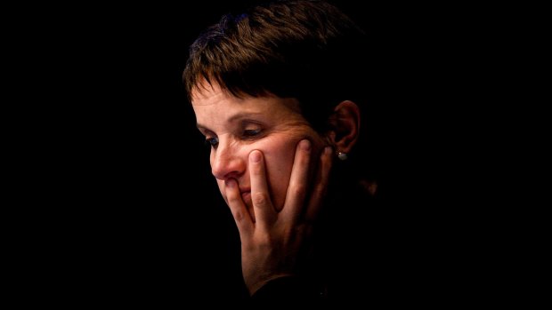 Frauke Petry, chairwoman of the far-right Alternative for Germany, at the party's federal congress in Cologne this weekend.