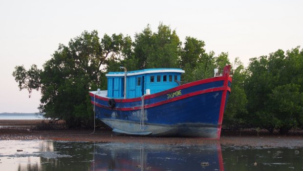 Jasmine, one of two boats which asylum seekers claim they were transferred onto by Australian Border Force after being intercepted. 