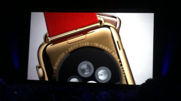 Apple Watch: One model is made of 18-karat gold.