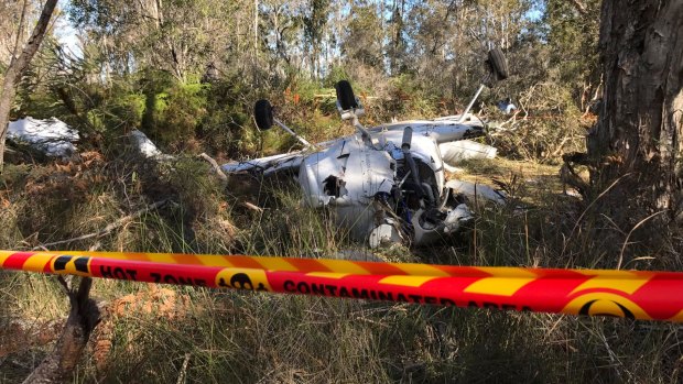 The plane, carrying a student and instructor, crashed just one kilometre from Port Macquarie airport.