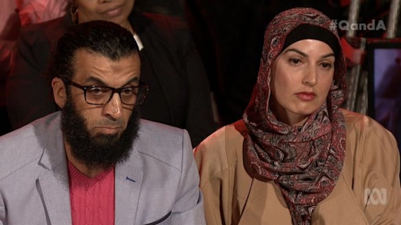 Khaled Elomar asked Ms Hanson if her views were driven by "hate, fear or ignorance?"