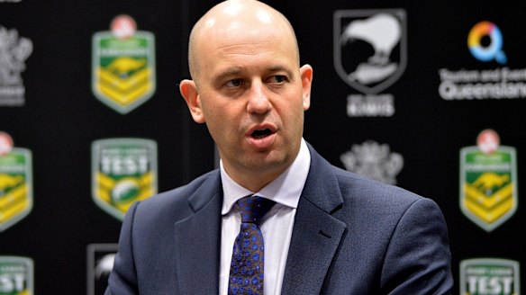 Handing down the punishment: Todd Greenberg.