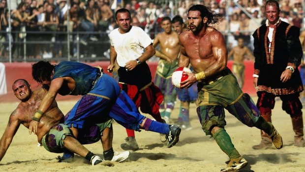 Unforgiving: Calcio storico is not for the faint-hearted.